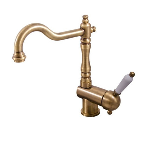 LABE sink/basin mixer, old brass