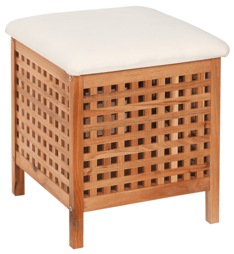 MULTI storage stool, walnut