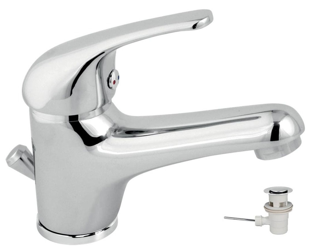 Washbasin faucet Novaservis Titania Iris with chrome drain