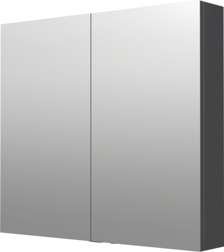 Naturel mirror cabinet 80x72 cm laminated gray-silver GALCA180