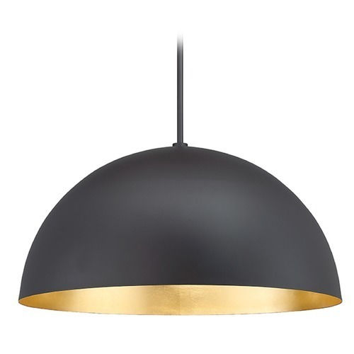 Dome Light LED Dark Bronze/Gold Leaf
