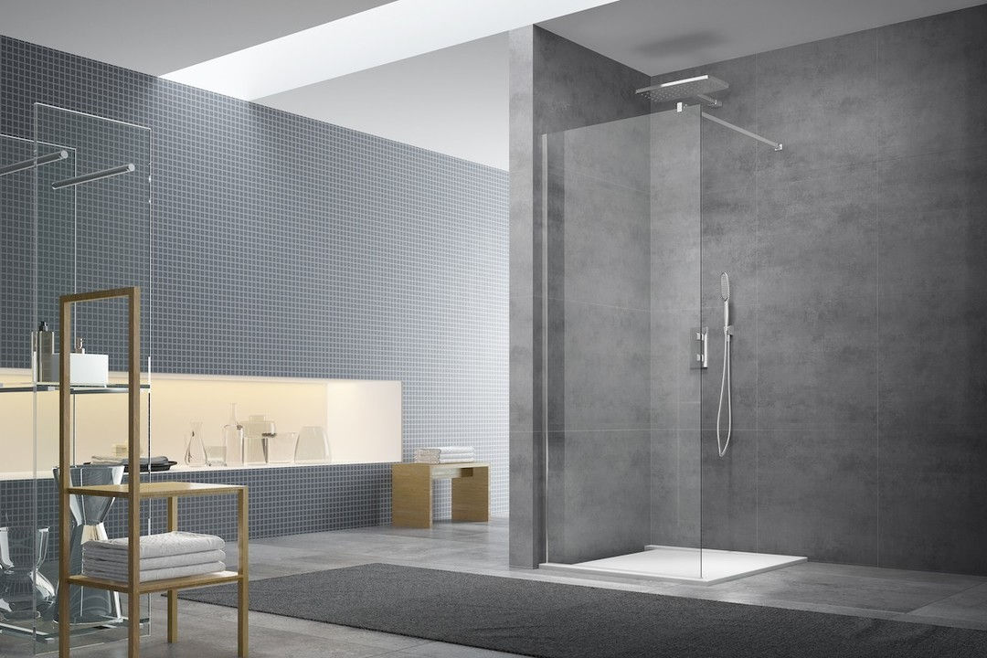 Walk-in 107*200, (42”)Easy clean, glass 8mm