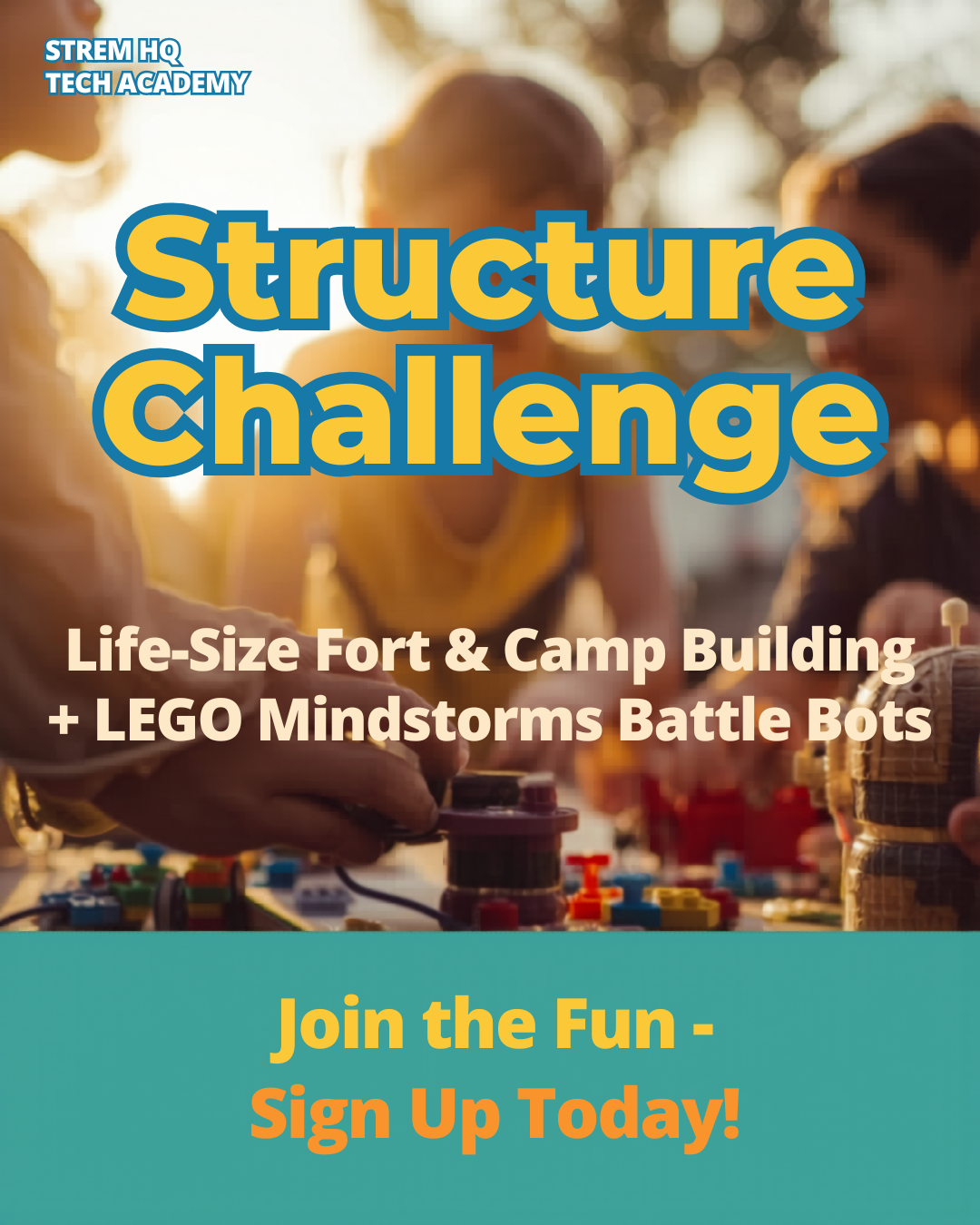 Structure challenge- Life size fort & camp building with Engineering challenges