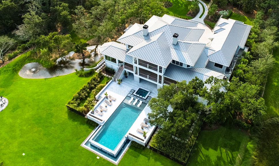 Aerial of house & rear garden.JPG