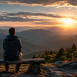 Sunrise over misty Blue Ridge Mountains symbolizing hope, healing, and the journey through grief.