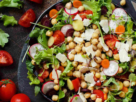 La salade pois chiche marocaine: : Recette fraîche et savoureuse