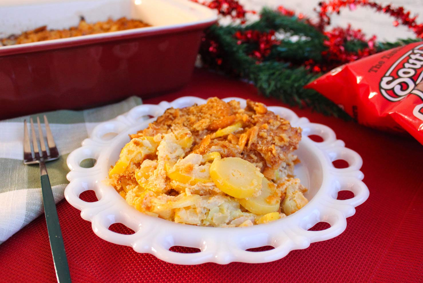 Pork Rind Squash Casserole Southern Recipe