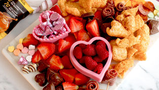 Valentine's Day Charcuterie Board