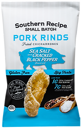 Southern Recipe Small Batch Sea Salt and Cracked Black Pepper Pork Rinds