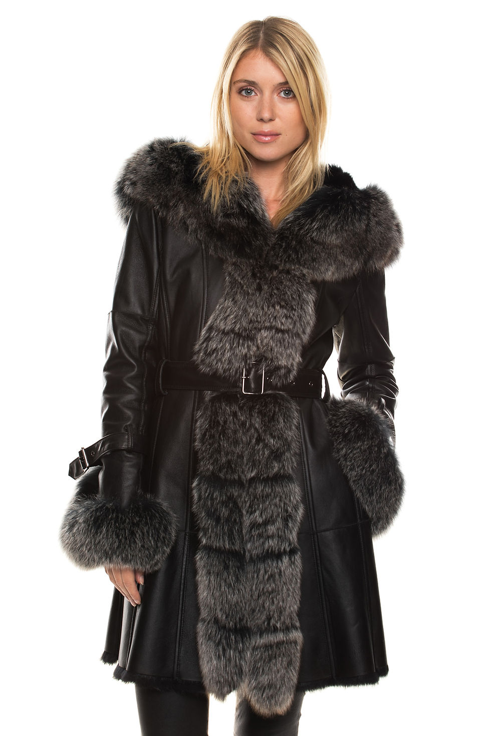 Miniature : Fourrure Jersey Noir Ice