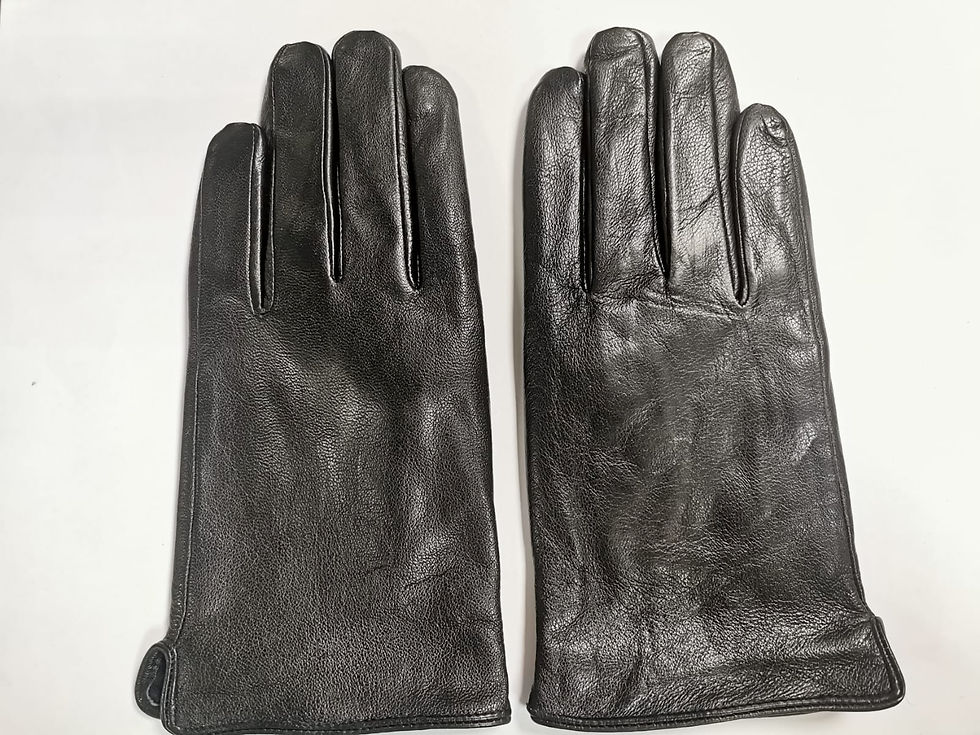 Miniature : GANT EN CUIR HOMME LUXE NOIR