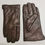 Miniature : Le Gant en Cuir Chocolat pour Homme / Fabrication Artisanale / Cuir Durable