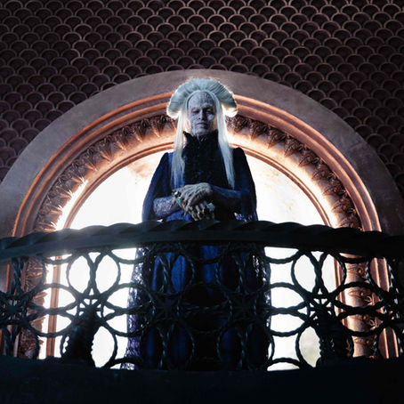Caleb Landry Jones as Dracula in Luc Besson’s gothic romance.