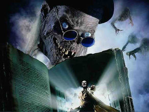 Crypt Keeper character leading parade at Overlook Film Festival 2026