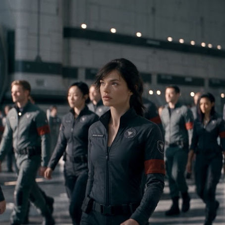 AI-generated sci-fi series Space Nation and Kira