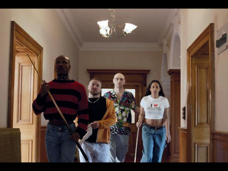 Poster and trailer image for queer horror film BLOWIE