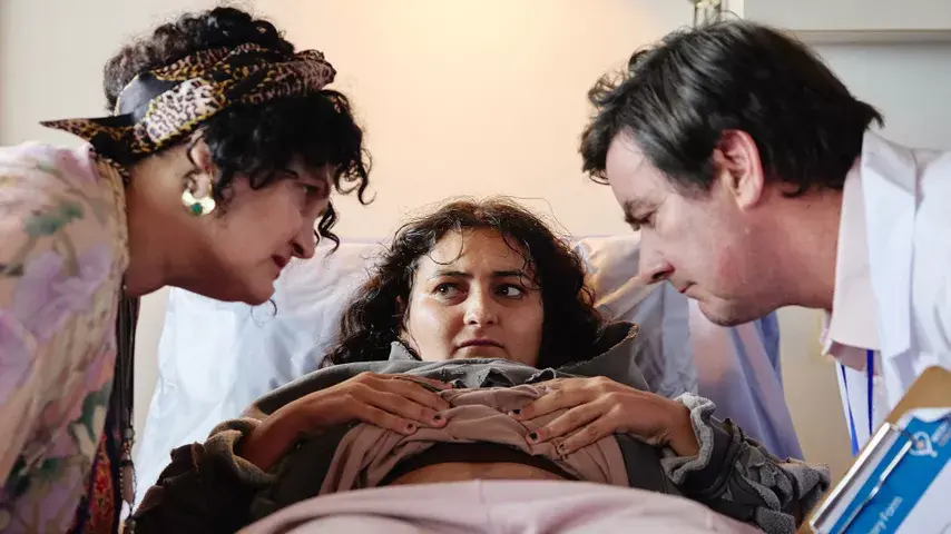 Festival clip from comedy body horror Mum, I’m Alien Pregnant premiering at Sundance.