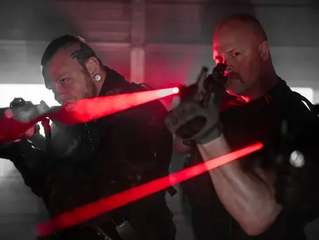 Horror version of Popeye holding a weapon in slasher film Popeye The Slayer Man 2