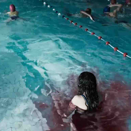 Melissa Boros and Golshifteh Farahani in tense scene from Alpha film