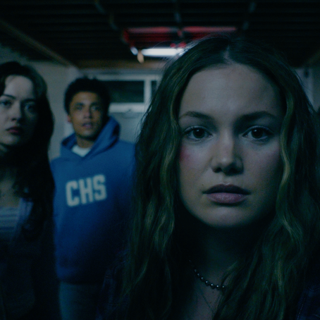Olivia Holt and classmates trapped inside a high school during a zombie outbreak.