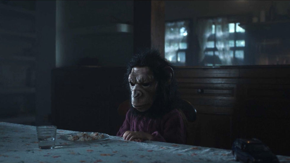 Still from Disforia showing the fractured family dynamic unraveling under intense psychological pressure.