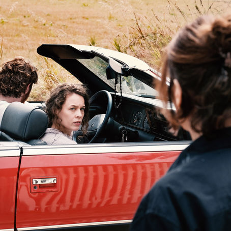 Paula Beer in a quiet, unsettling scene from Christian Petzold’s MIROIRS NO. 3.