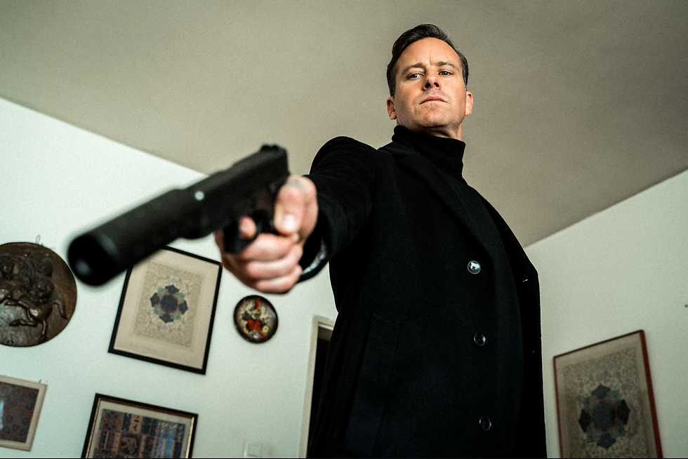 Armie Hammer in Citizen Vigilante, a vigilante action thriller directed by Uwe Boll.