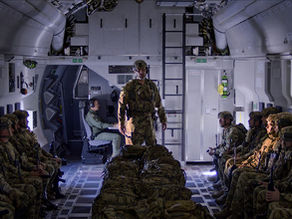 Soldiers in the war thriller Operation Kabul.