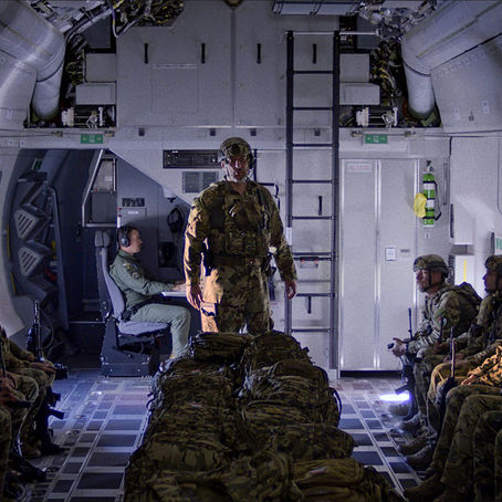 Soldiers in the war thriller Operation Kabul.
