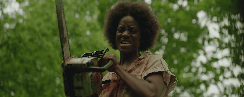 Faith McCoy in the horror thriller Southern Nightmare
