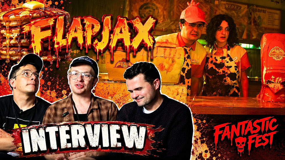 Flapjax team interviewed by HMU at Fantastic Fest 2026.