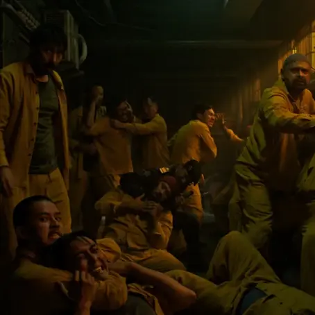 Still from Joko Anwar’s prison-set horror-comedy Ghost in the Cell.