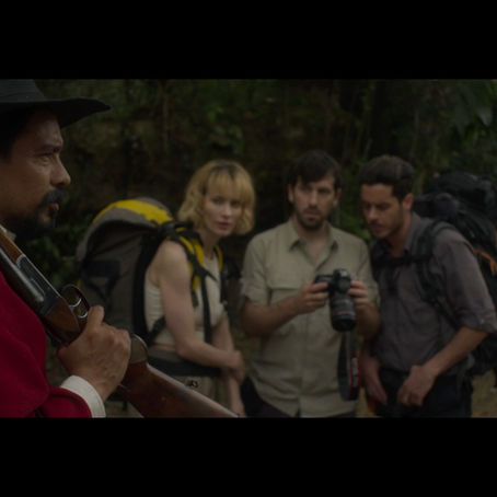 Scene from the Argentine cryptid horror film Terror in the Andes (El Ucumar).