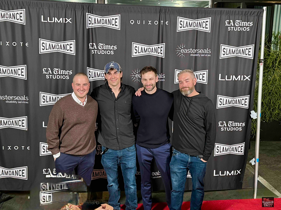 Portal to Hell cast & crew celebrate their sold-out world premiere at Slamdance 2025.