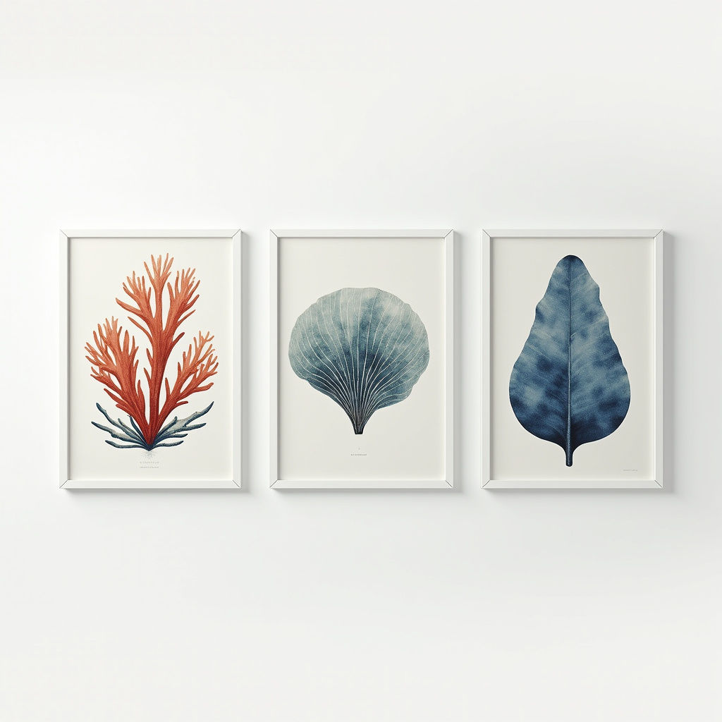 Marine Life Poster Set
