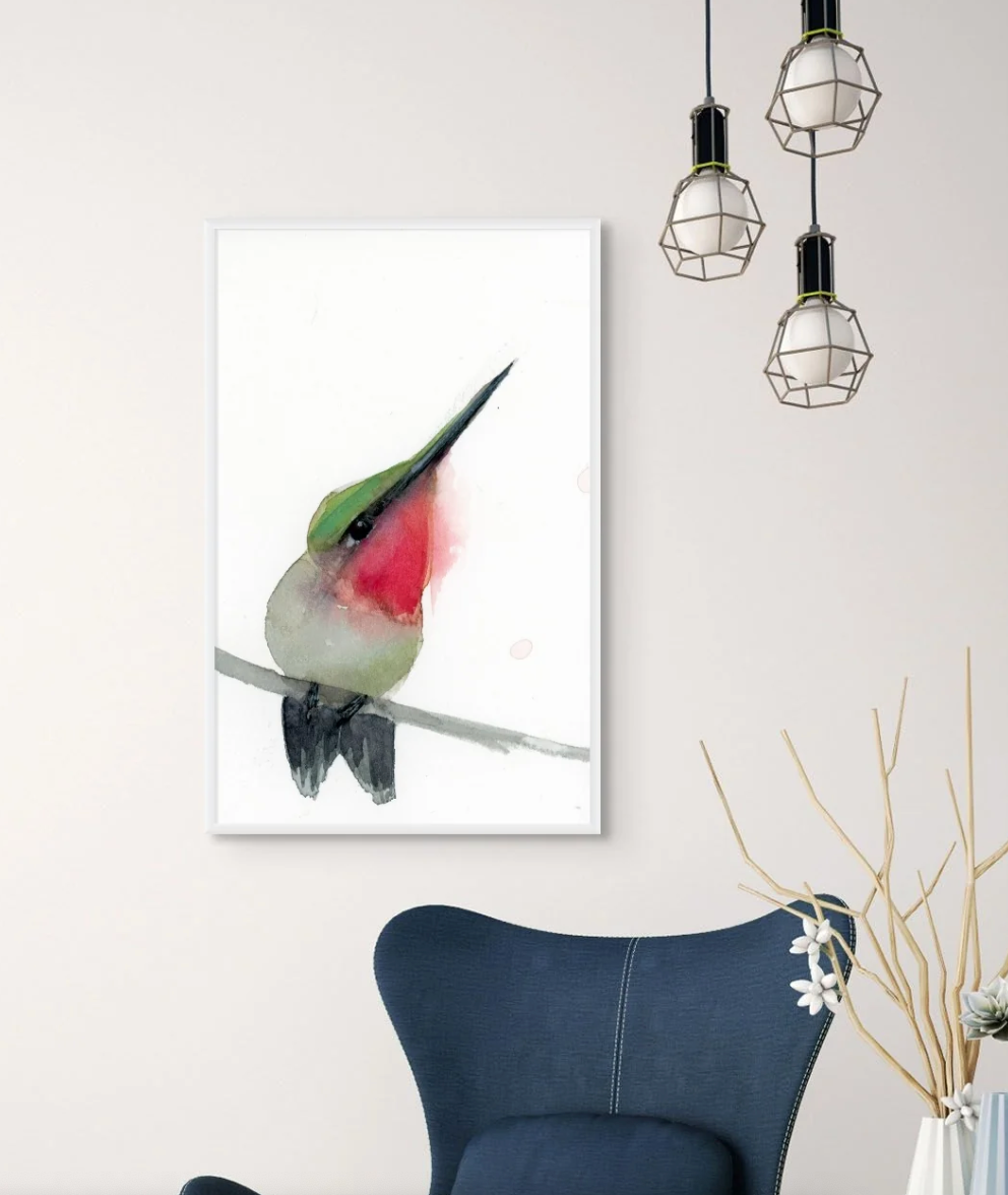 Ruby-Throated Hummingbird I