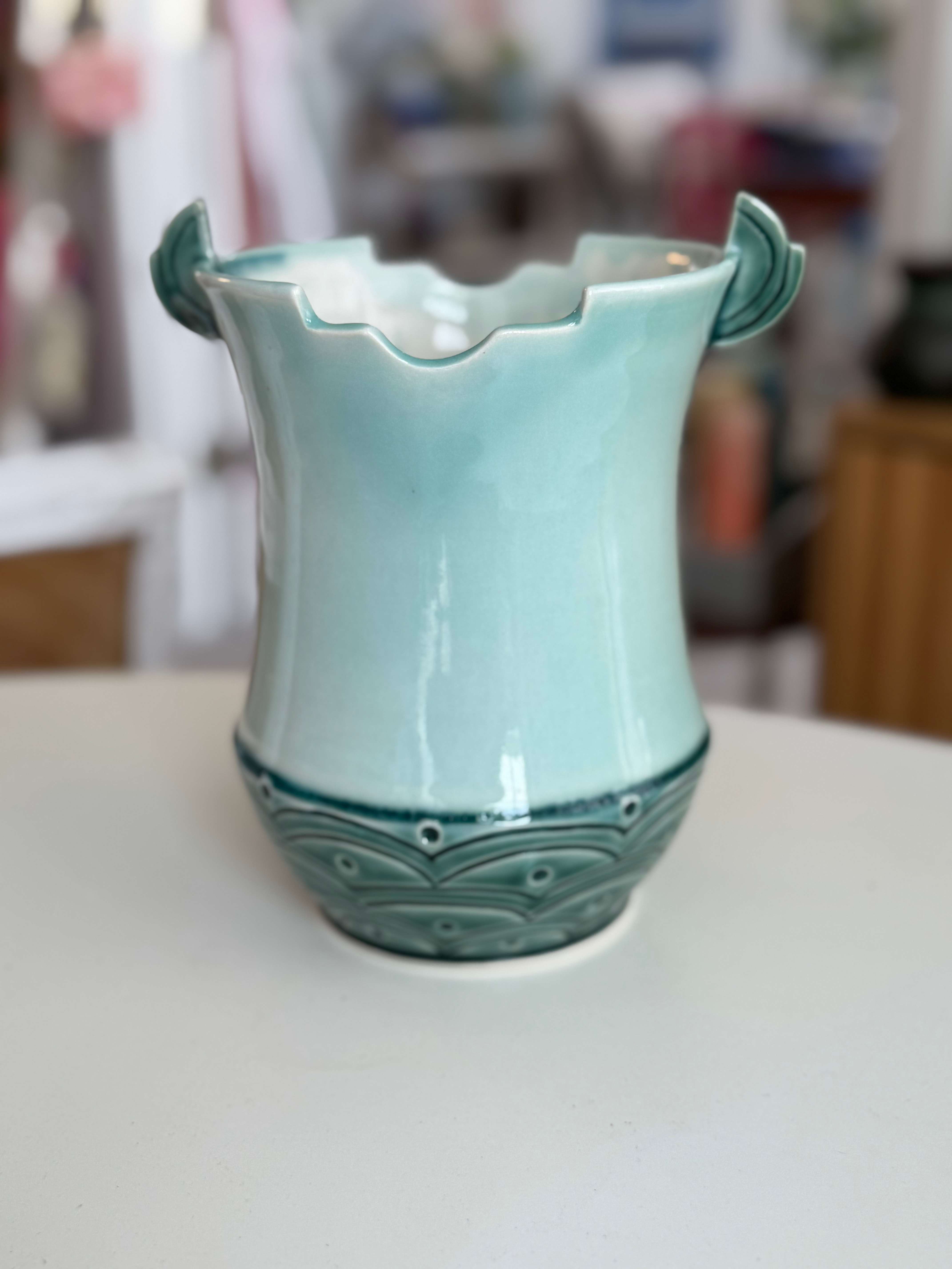 Deco Carved Vase