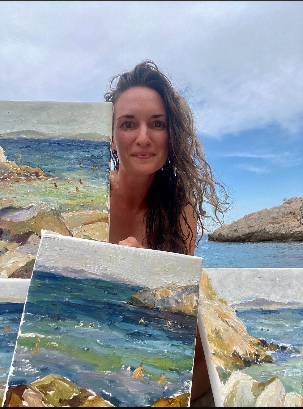 Thumbnail: NIOLON, JULY 21 IN THE LATE LATE AFTERNOON by Lucy Clare Spooner