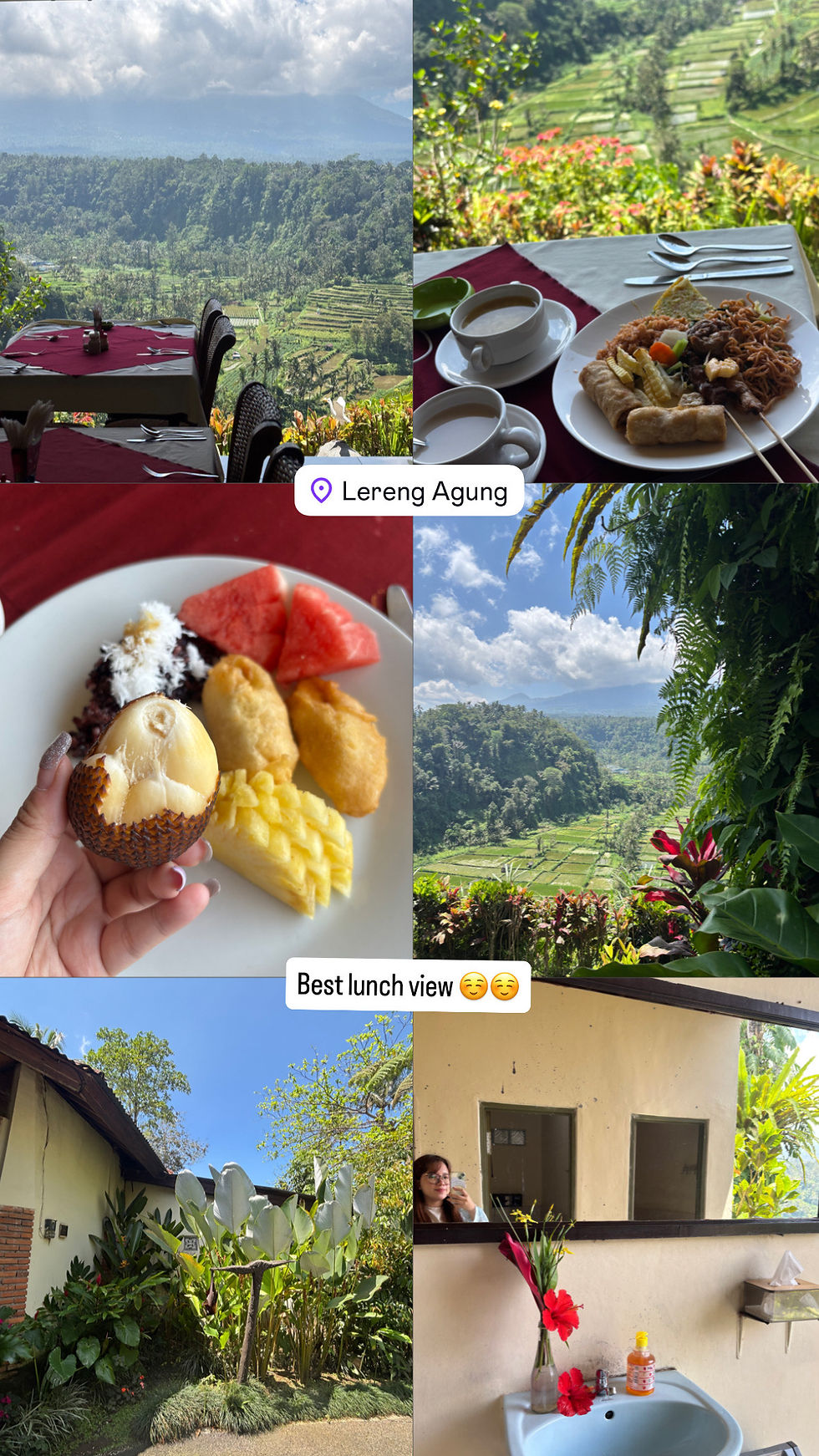 Bali Instagram Tour - nhà hàng Lereng Agung Restaurant