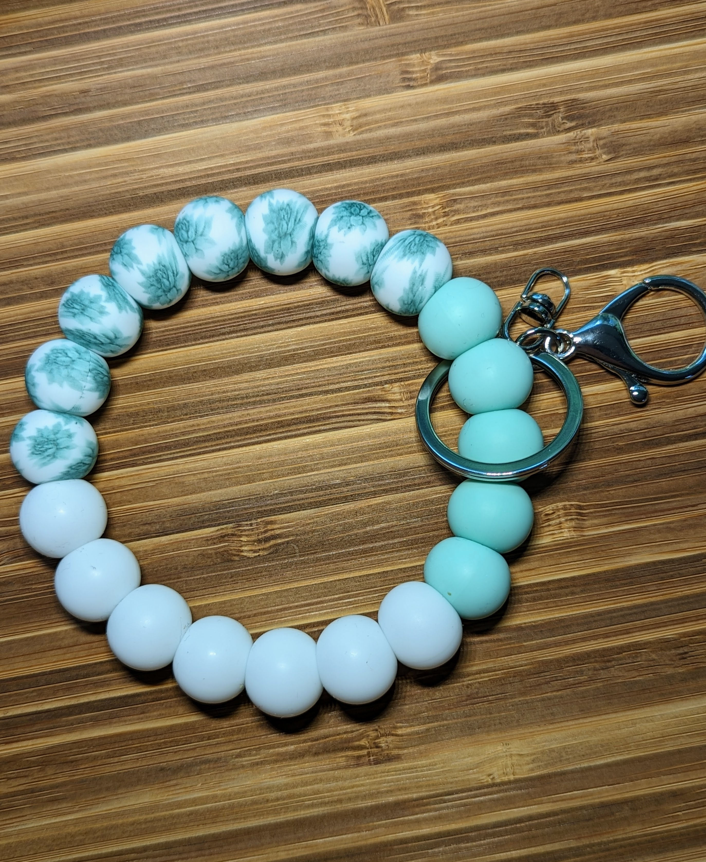 Succulent Wristlet Keyring