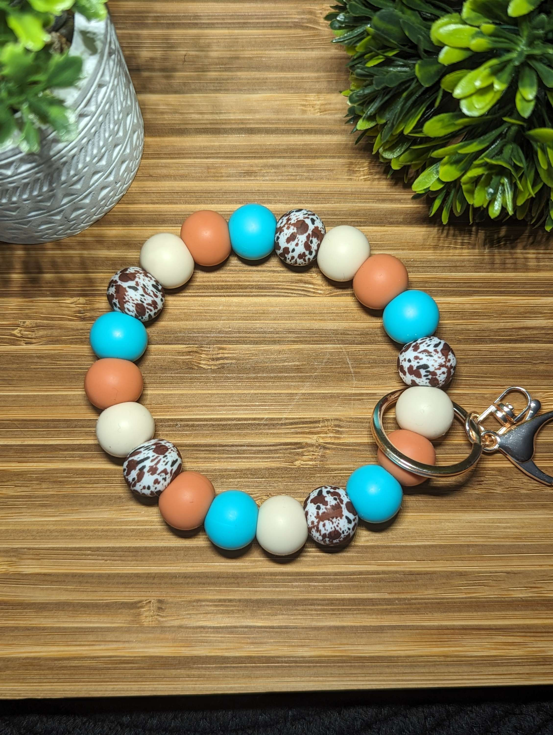 Western Wristlet Keyring