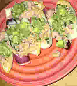 endives, chicken, avocado, tacos, guilt free, guacamole
