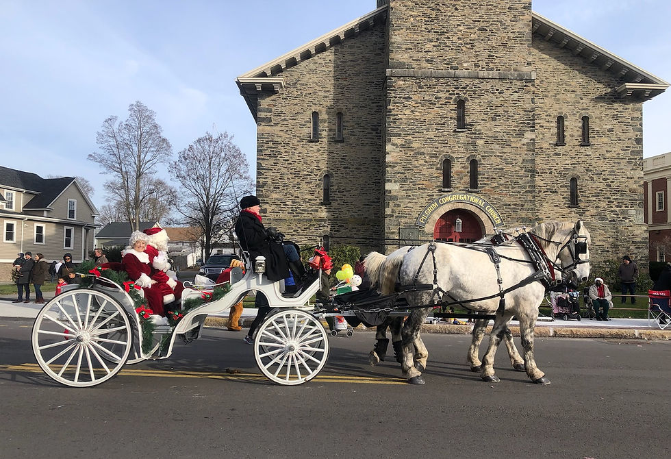 Santa comes to town