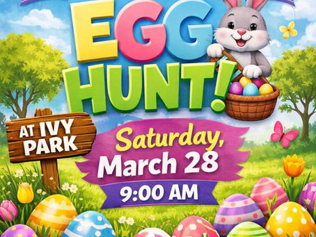 Junior Auxiliary and Suga Momma to Host Egg Hunt