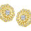 Thumbnail: Flower Diamond Earrings