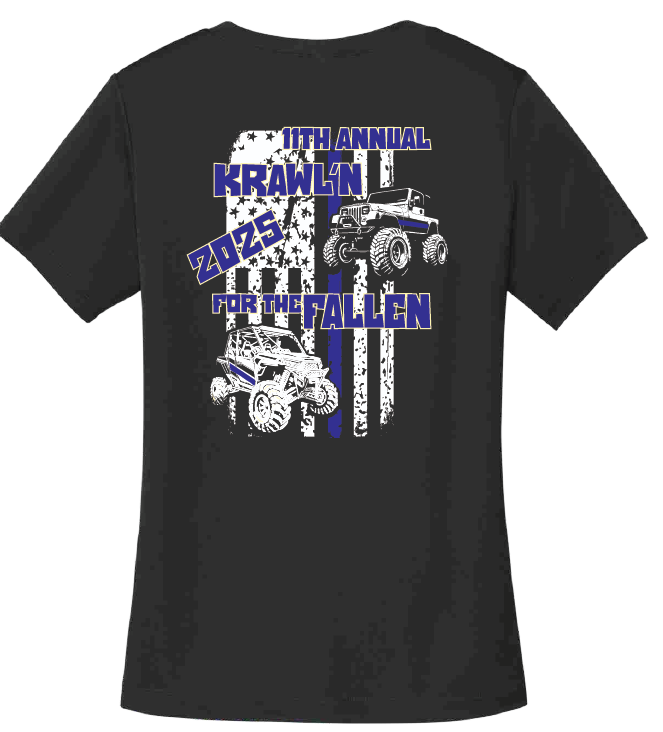 2025 Krawl'n Ladies V-Neck T-Shirt -- Pre-Order Only