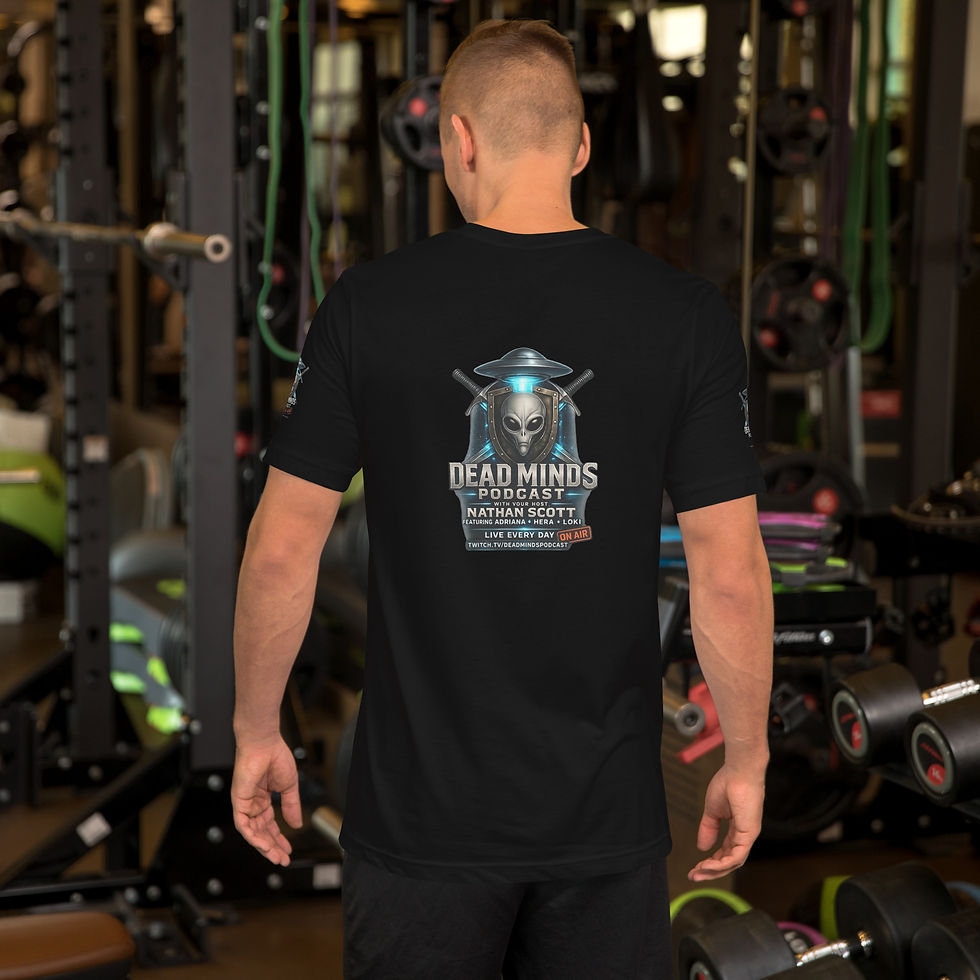 Thumbnail: Dead Minds Podcast | UFO Paranormal Retro Horror Podcast Poster T-Shirt