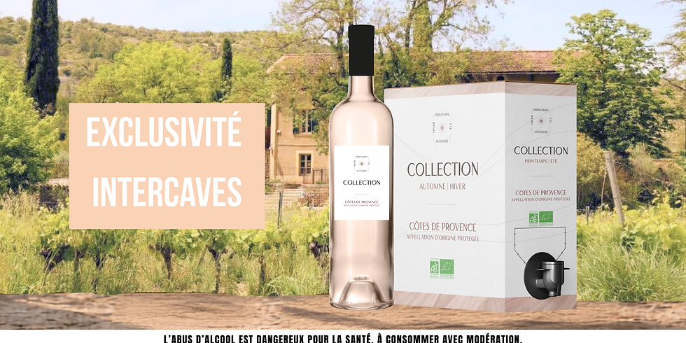 Rosé Domaine Aspras Collection en bouteille et Bag-in-Box 3L, exclusivité Intercaves!