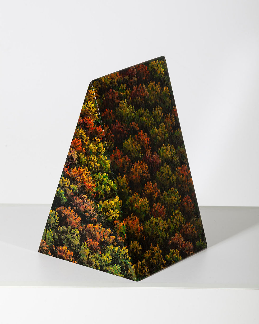 Franco Passalacqua - Cima (2021) - Acrilico e colori industriali su alluminio - cm 18,5x18