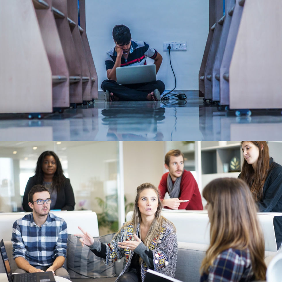 Introvertidos + Extrovertidos  -  Insights baseado no livro O poder dos Quietos